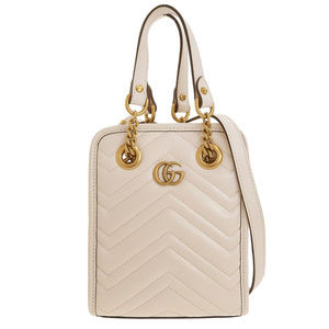 Gucci Outlet Leather Shoulder Bag Beige